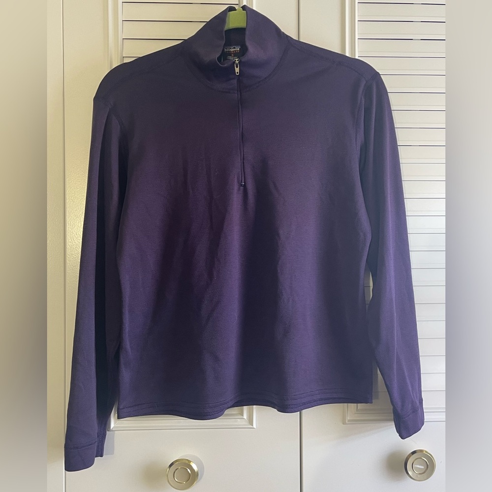 Women’s Patagonia Capilene  S Purple 1/4 Zip Pullover Top Lightweight base layer